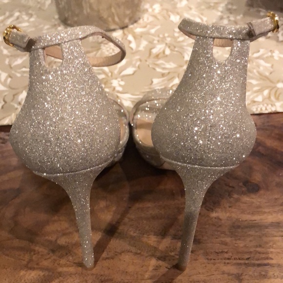 Stuart Weitzman Nudistdisco Pearl Platform Sandals 10 - Picture 16 of 16